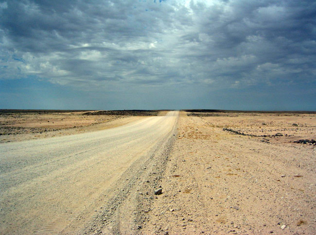 Verso il Namib, l'ingorgo