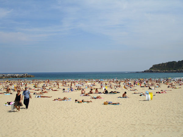 San Sebastian, la spiaggia