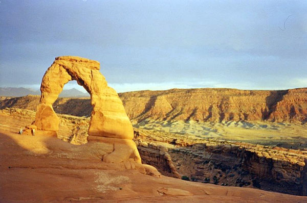 Arches Nal Park Delicate Arch at sunset