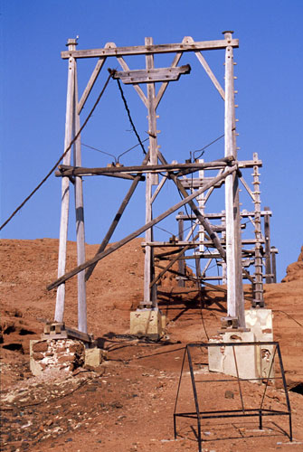 Teleferica dimessa, salina Pedra de Lume