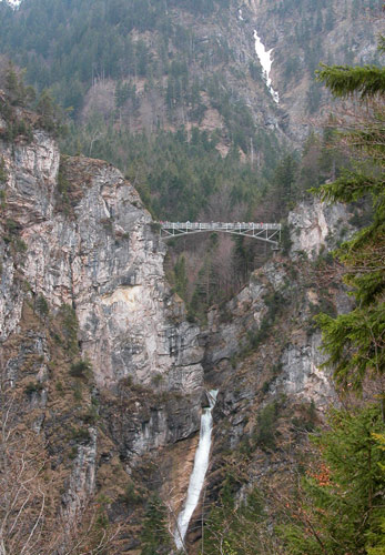 Marias Bruecke e sotto le cascate del torrente Pollach