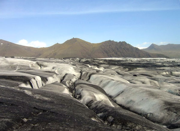 on the Vatnajokull