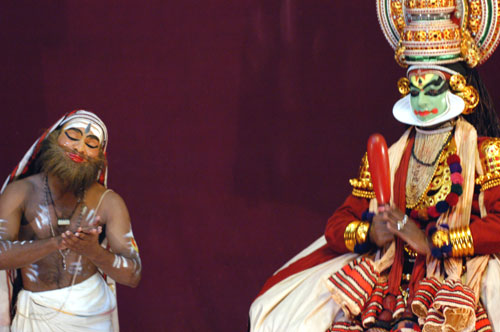 Vaikom, danza del Katakali