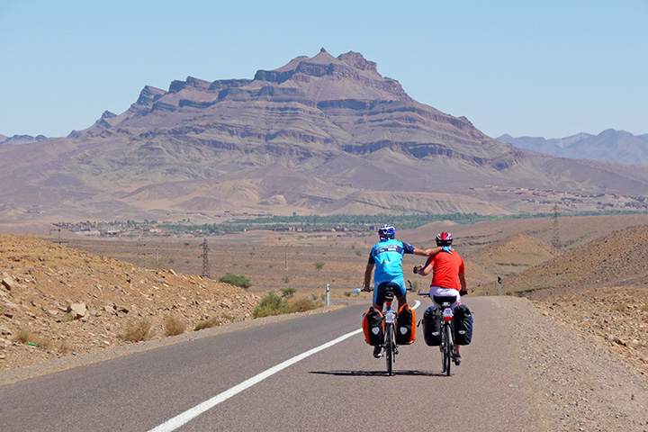 foto marocco in bici