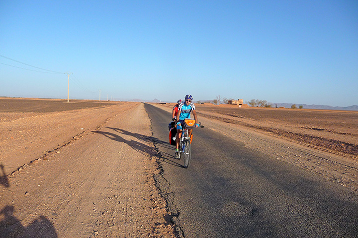 foto marocco in bici