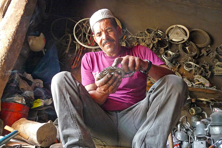 foto marocco in bici